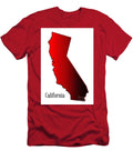 California Halftone Map Bigalbaloo Stock T-Shirt