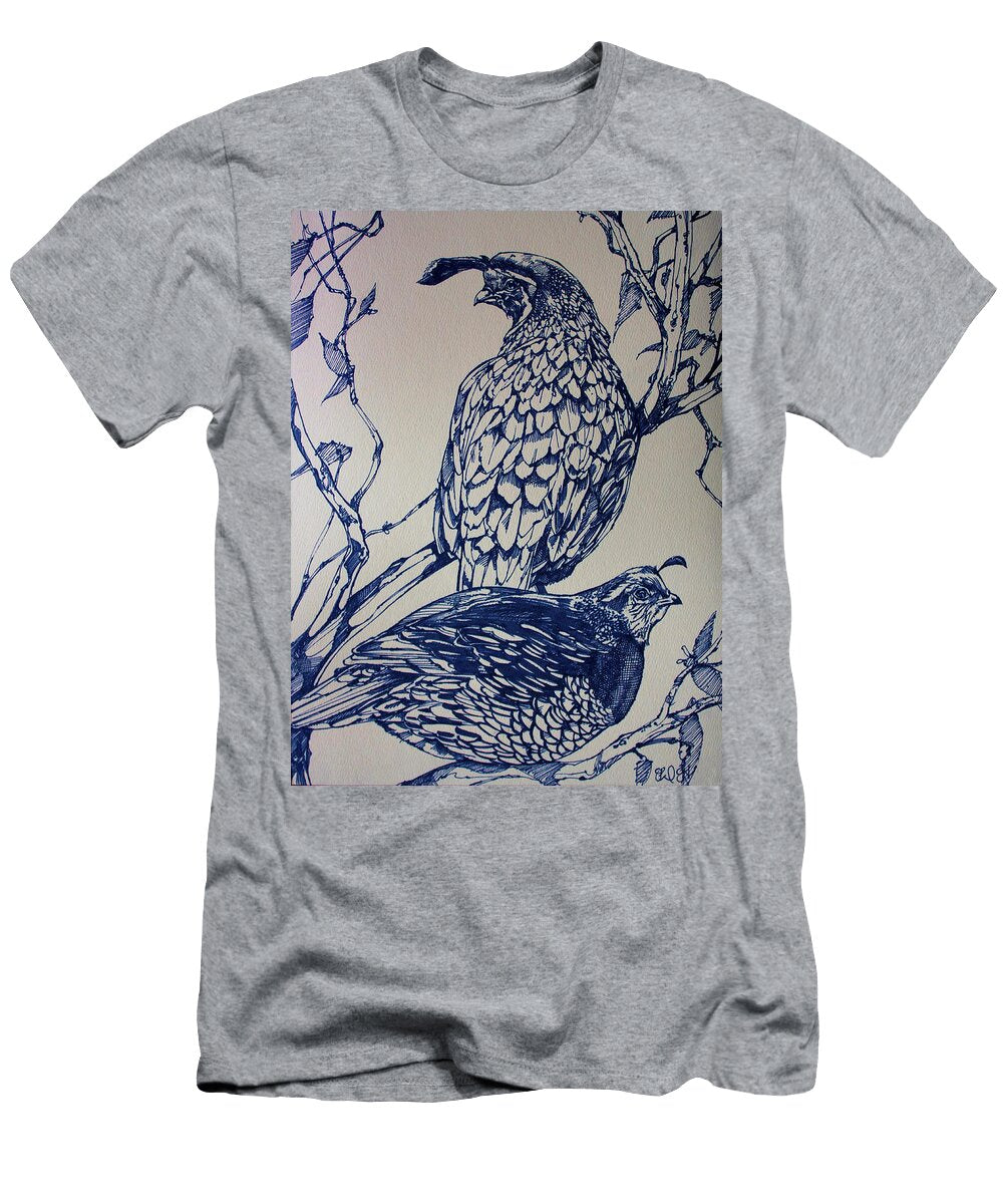 California Quail Derrick Higgins T-Shirt