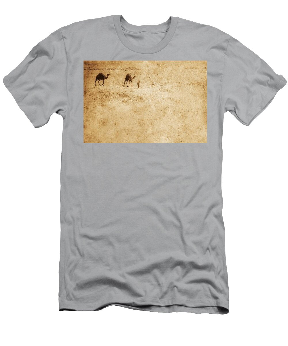 Camels in the Desert Chris Knorr T-Shirt