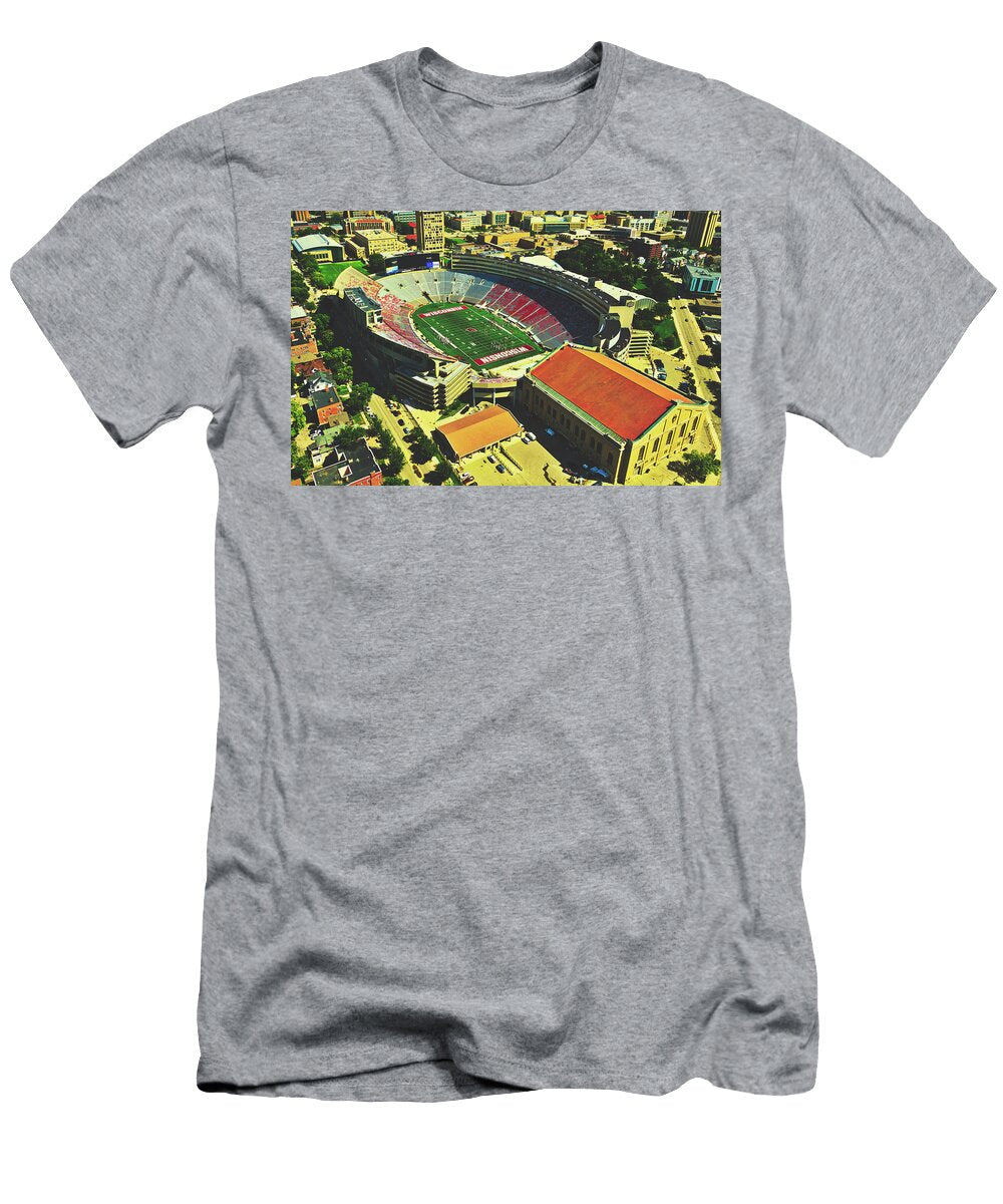 Camp Randall Stadium University of Wisconsin Library of Congress T-Shirt