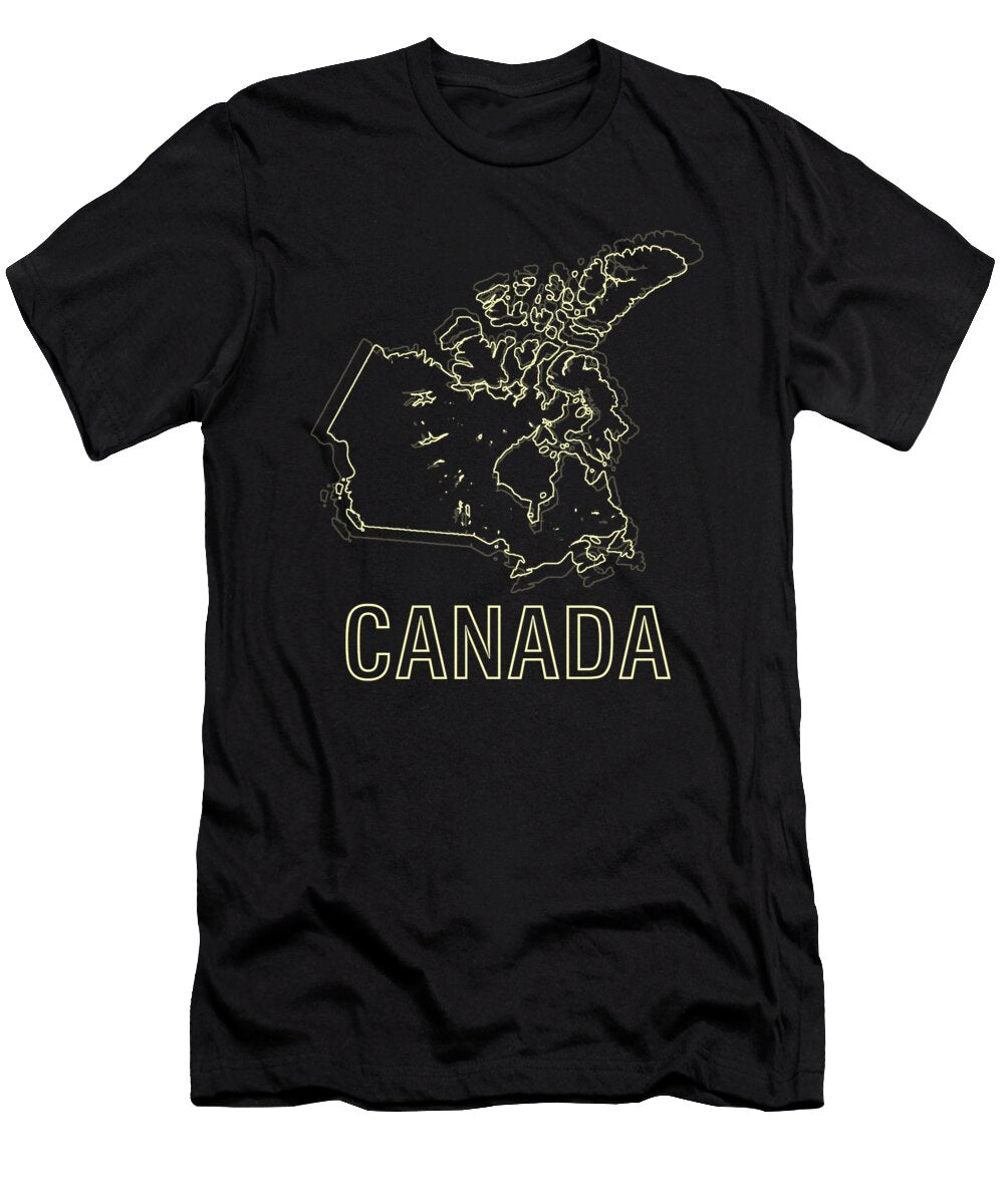 Canada Lineart Manuel Schmucker T-Shirt