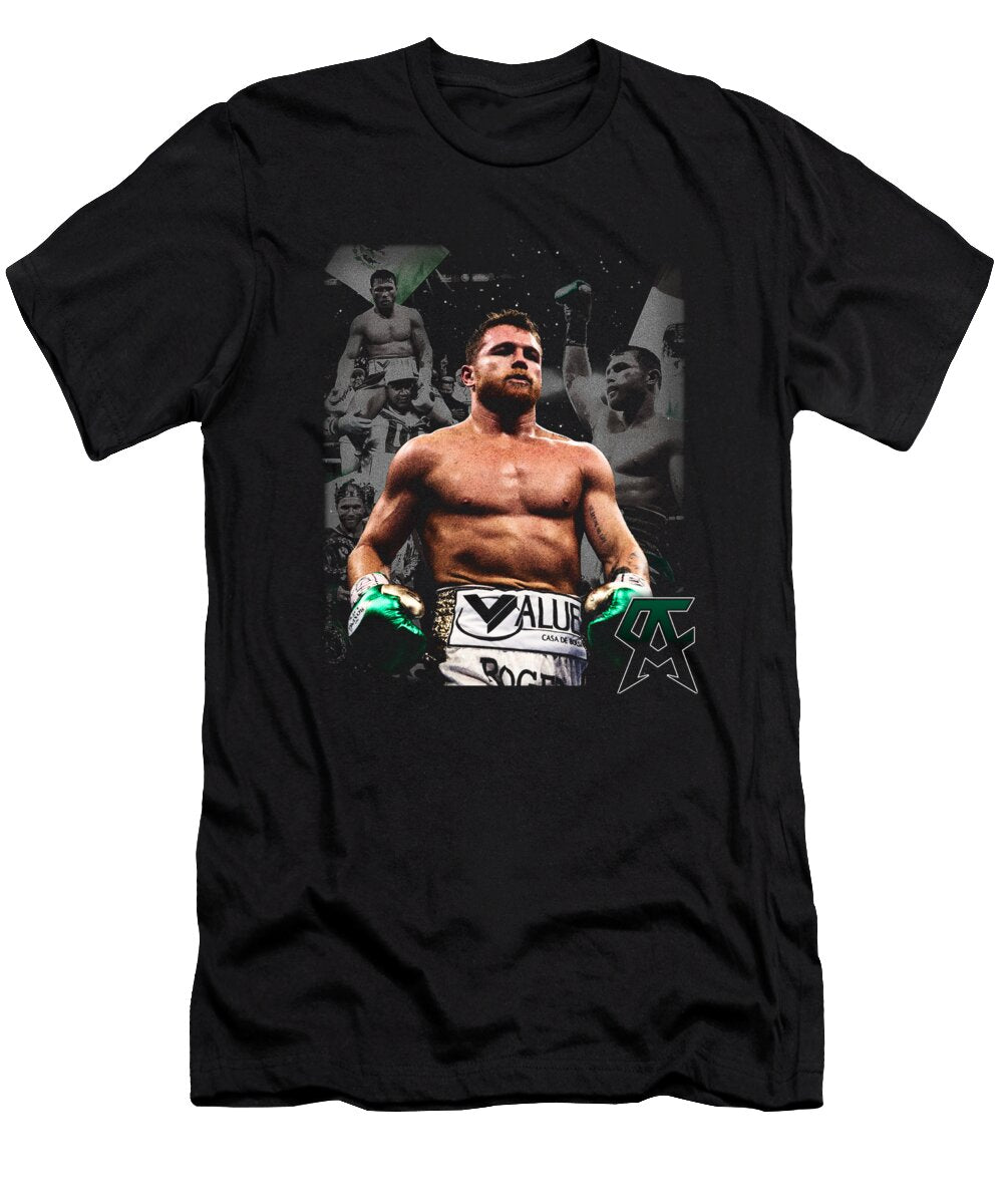 Canelo Alvarez Retro Ozlem Altin T-Shirt