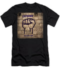 Capdown Stencil on Brick Wall Doris Watkins T-Shirt