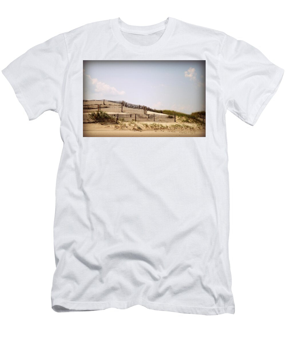 Carova Dune Fences Paulette Wright T-Shirt