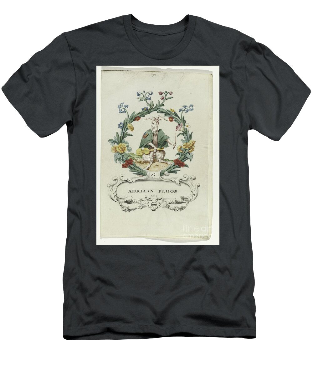 Cartoon of Adriaan Ploos Anonymous 1708 1795 Shop Ability T-Shirt