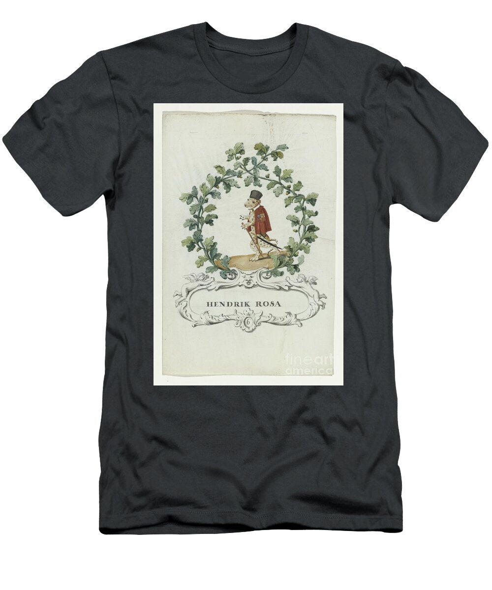 Cartoon of Henrik Rosa Anonymous 1708 1795 Shop Ability T-Shirt