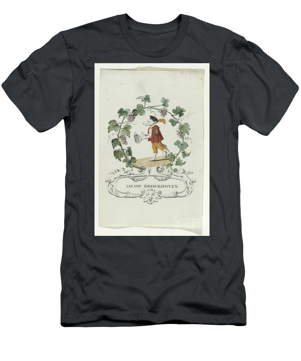 Cartoon of Jacob Broekhoven Anonymous 1708 1795 Shop Ability T-Shirt