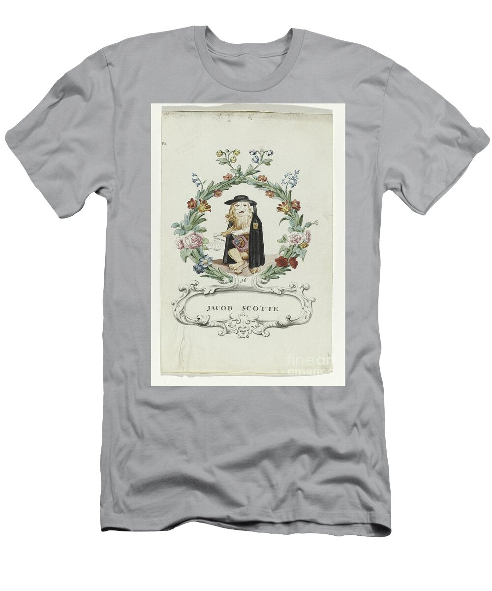 Cartoon of Jacob Scotte Anonymous 1708 1795 Shop Ability T-Shirt