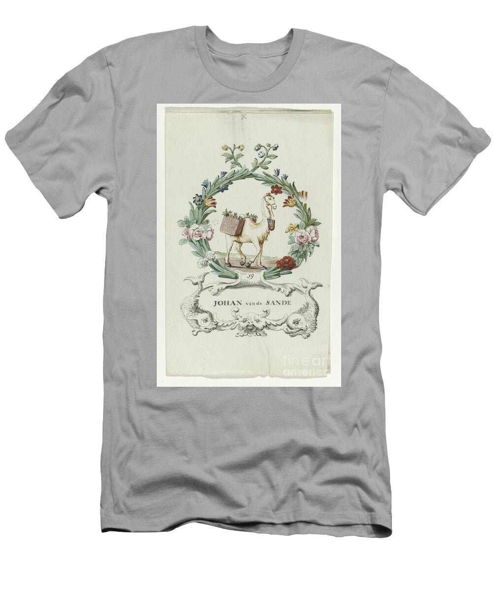 Cartoon of Johan Van De Sande Anonymous 1708 1795 Shop Ability T-Shirt