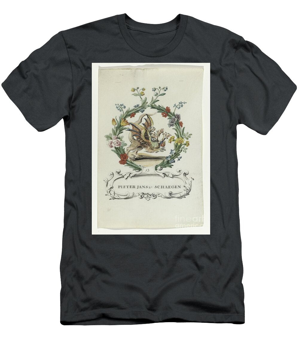 Cartoon of Pieter Jansz Schaegen Anonymous 1708 1795 Shop Ability T-Shirt