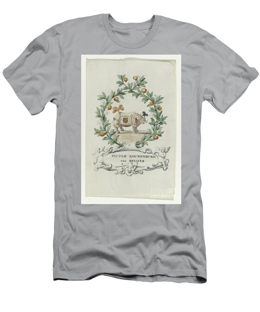 Cartoon of Pieter Kouwenburg Van Beloys Anonymous 1708 1795 Shop Ability T-Shirt