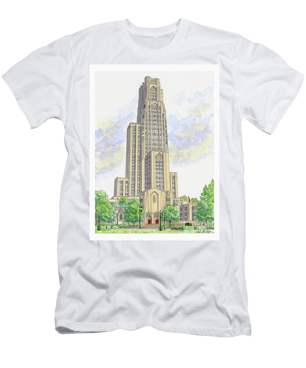 Cathedral of Learning Val Miller T-Shirt