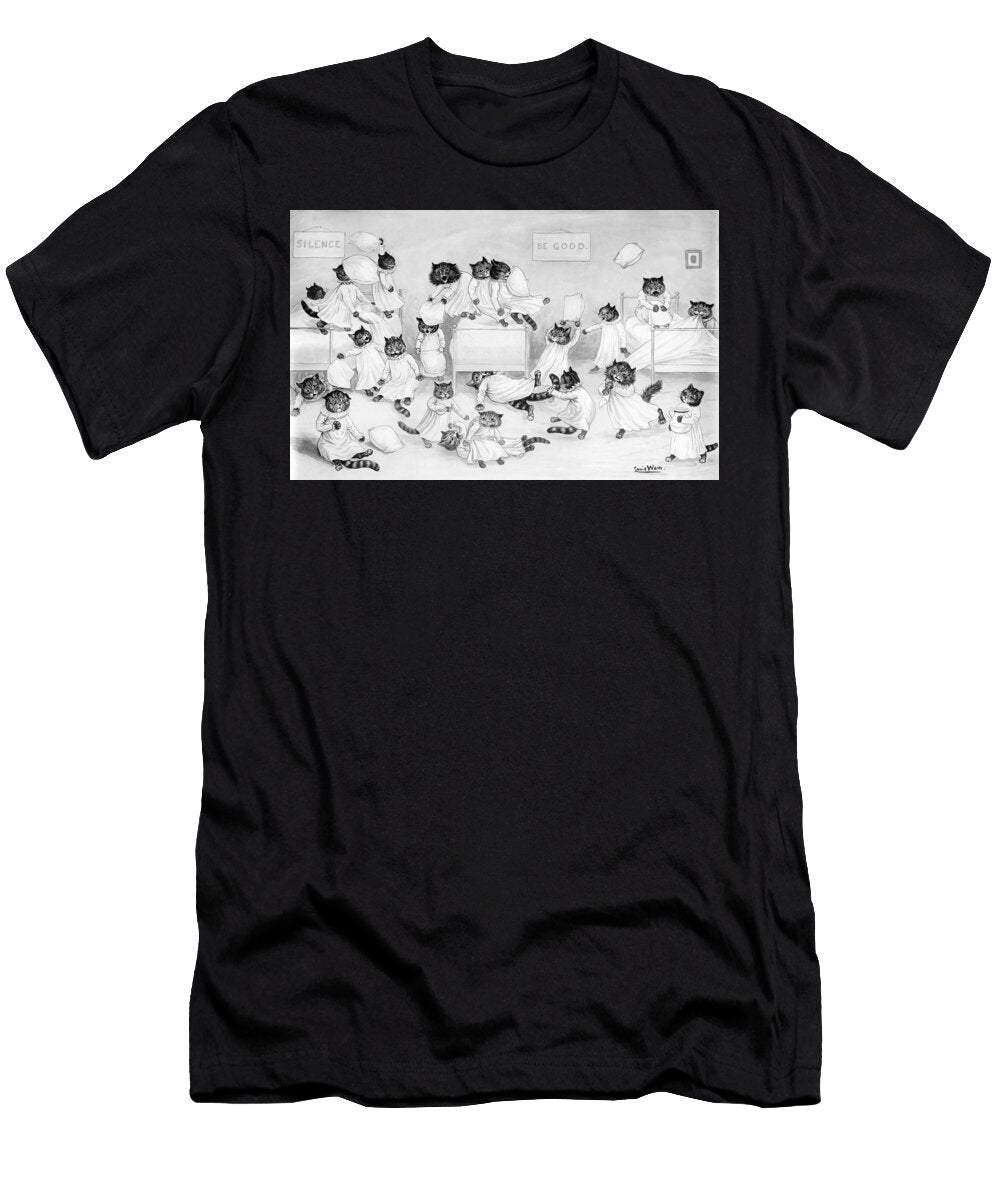 Cats in the Dormitory Louis Wain 1906 War Is Hell Store T-Shirt