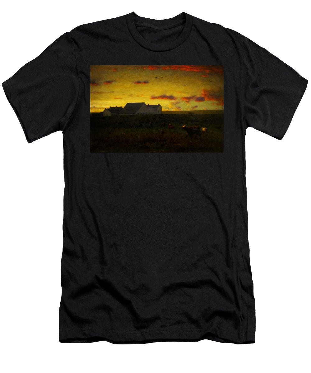 Cattle in Pasture George Inness T-Shirt