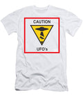 Caution Ufos Pixel Chimp T-Shirt