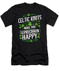 Celtic Knots Make This Leprechaun Happy St Patricks Day Maximilian Klein T-Shirt