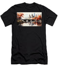 Central Park Bethesda Pond NYC Evie Carrier T-Shirt