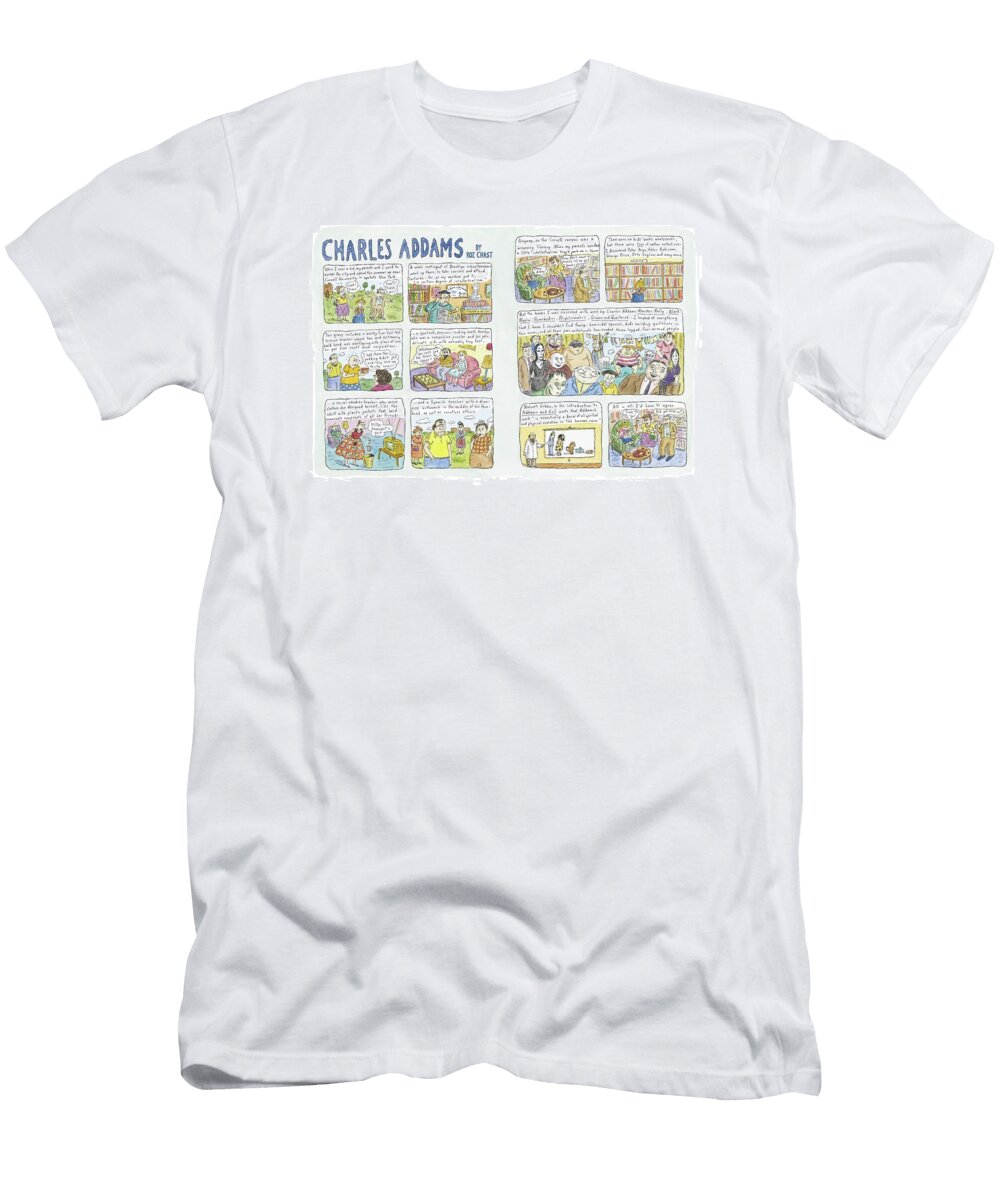Charles Addams Roz Chas T-Shirt