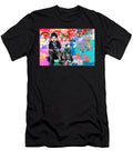 Charlie Chaplin and the Kid Graffiti Delphimages Photo Creations T-Shirt