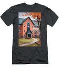 Charming Autumn Campus Building Canvas College Hollie Love T-Shirt