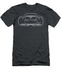 Chevrolet Corvette C6 Ndash Rear Stencil White Graphic Trend James Johnson T-Shirt