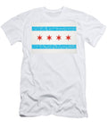Chicago Flag Neighborhoods Mike Maher T-Shirt