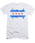 Chicago Flag Watercolor Mike Maher T-Shirt