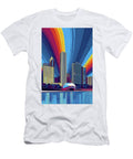 Chicago Skyline Pop Art Reflections with the Bean Skylinevistas T-Shirt