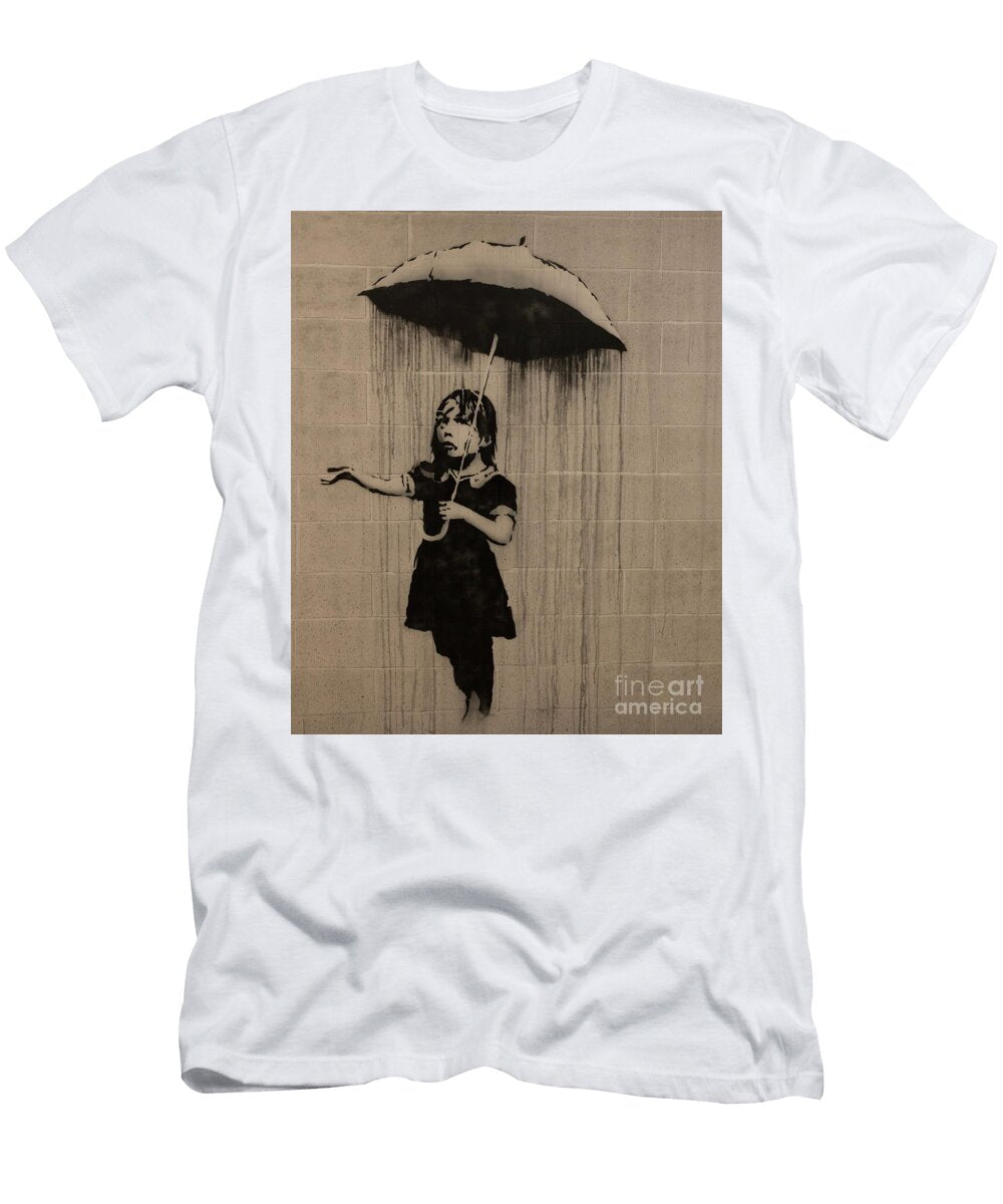 Child with Dripping Umbrella Eva Lechner T-Shirt