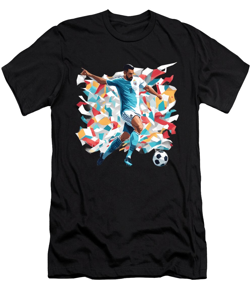 Chile Football Anime Girl Nft T-Shirt