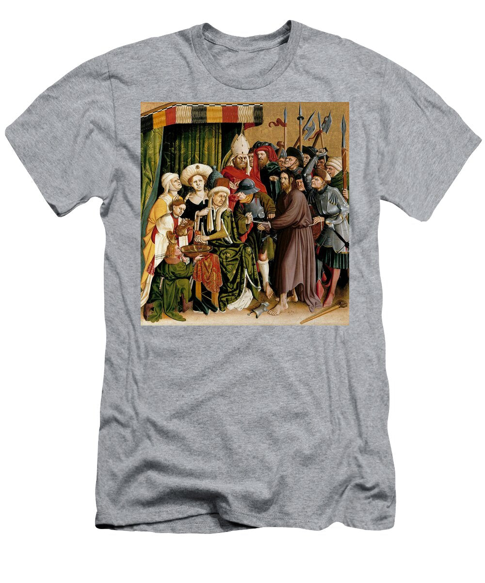 Christ Before Pilate Wurzach Altarpiece Hans Multscher T-Shirt