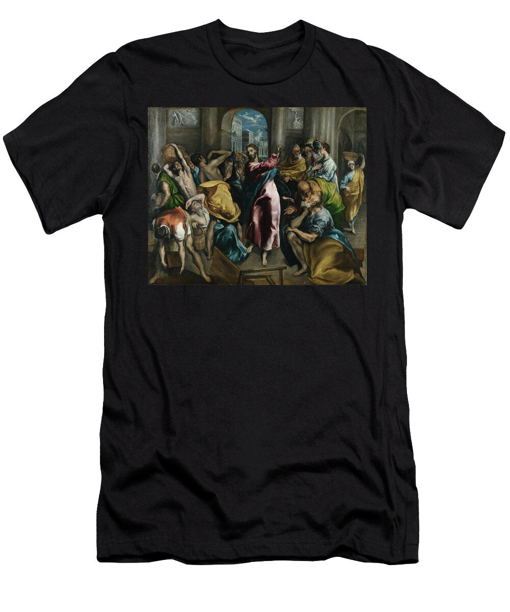 Christ Driving the Traders From the Temple El Greco T-Shirt