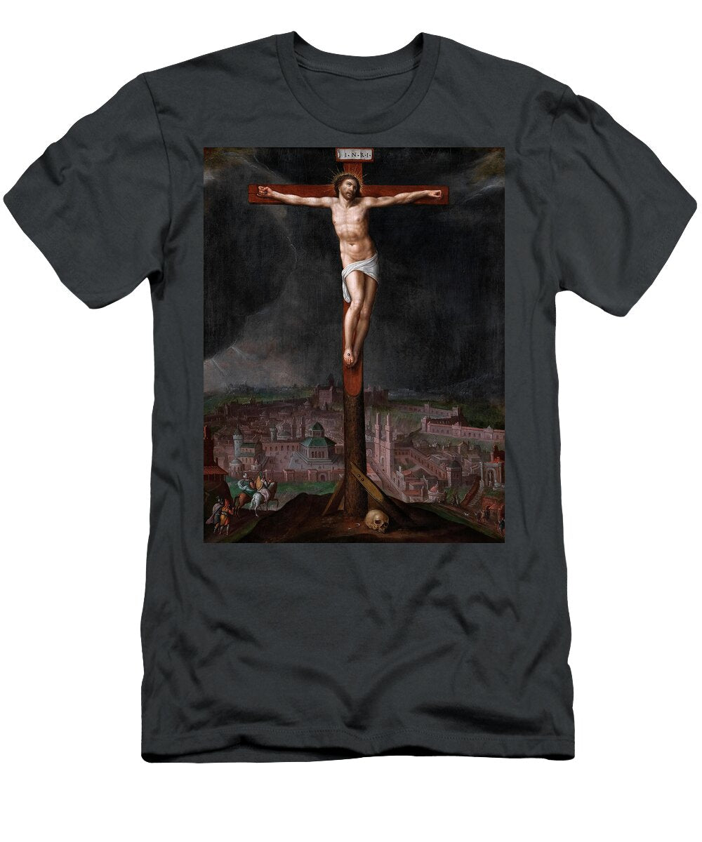 Christ on the Cross 1549 1598 Gillis Mostaert T-Shirt