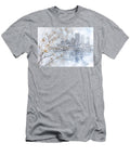 Cityscape with Blossoms a Sketchy Artistic View Lowell Harann T-Shirt
