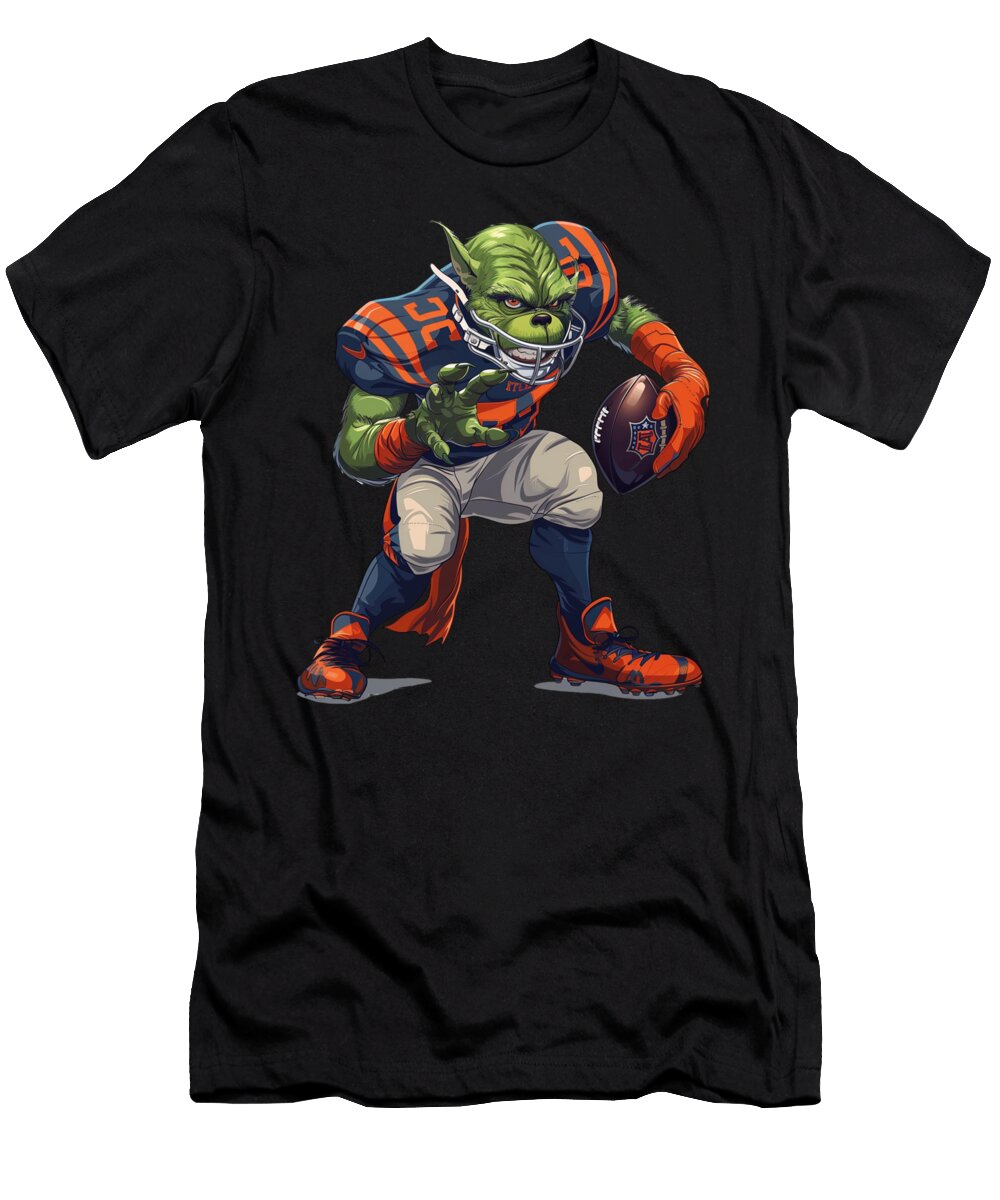 Clash the Grinch Vs Cleveland Indians Rush T-Shirt