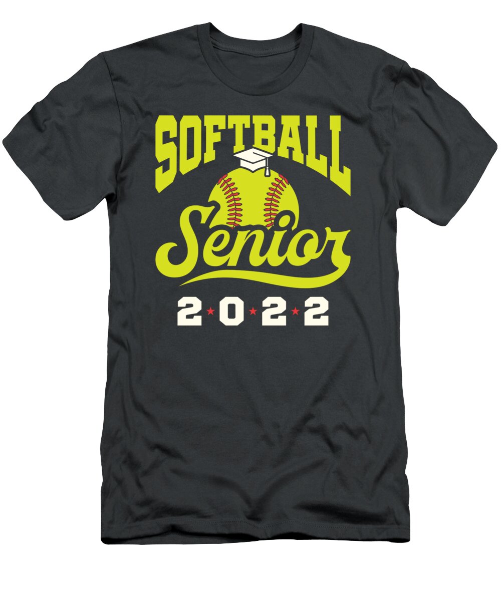 Class of 2022 Softball Senior Graduation Graduate Grad Mace Noorfa T-Shirt