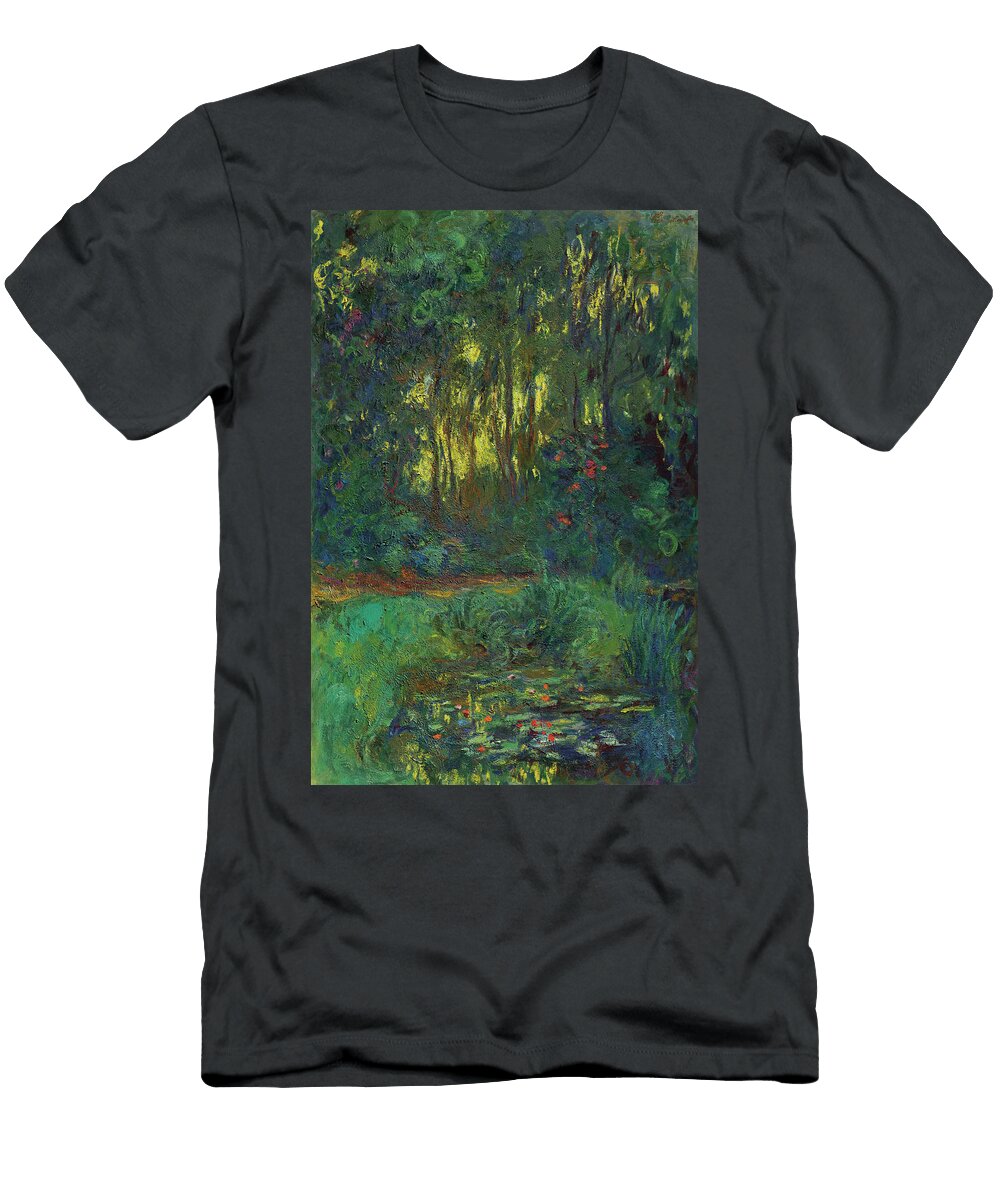 Claude Monet Corner of the Water Lily Pond Motionage Designs T-Shirt