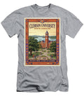 Clemson University Campus View Iconic Vintage Travel Poster Sampadart Gallery T-Shirt