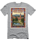 Clemson University Grand Campus Iconic Vintage Travel Poster Sampadart Gallery T-Shirt