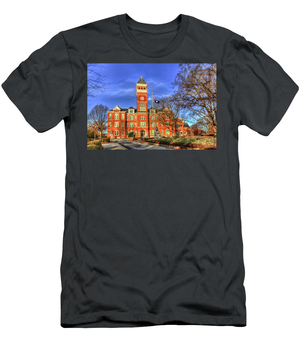 Clemson University Tillman Hall Sunrise Light the Main Building Historic Architectural Art Reid Callaway T-Shirt
