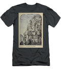 Climbing the Great Pyramid M1 Historic Illustrations T-Shirt