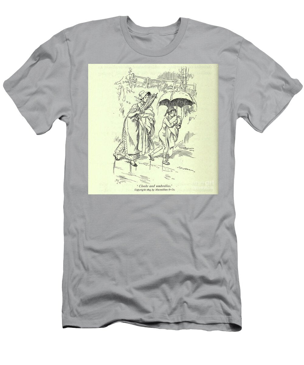 Cloaks and Umbrellas L1 Historic Illustrations T-Shirt