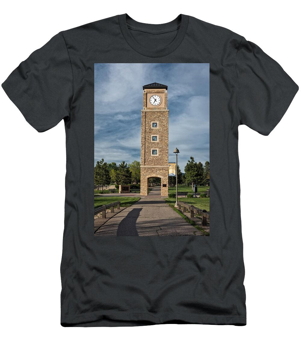 Clock Tower At Fort Lewis College Mountain Dreams T-Shirt