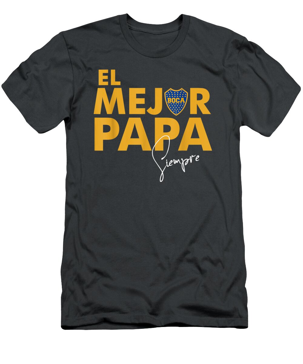 Club Atletico Boca Juniors El Mejor Papa Aadam Eula T-Shirt