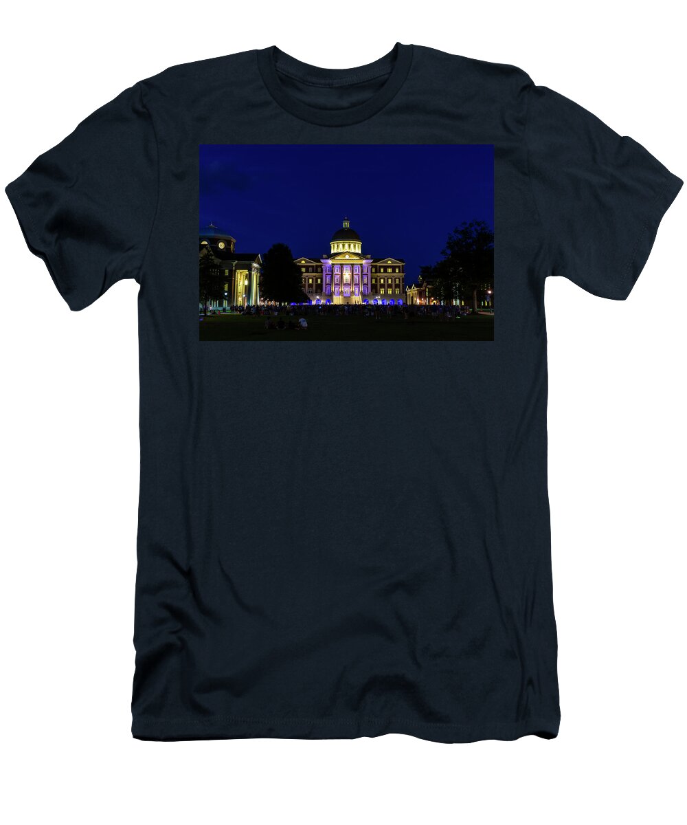 Cnu Hall At Night Amy Jackson T-Shirt