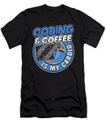 Coding Coffee Is My Cardio Funny Programmer Gift Lisa Stronzi T-Shirt