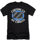 Coding Is My Cardio Funny Programmer Coder Gift Lisa Stronzi T-Shirt