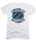 Coding Is My Cardio Funny Programmer Coder Gift Software Developer Lisa Stronzi T-Shirt
