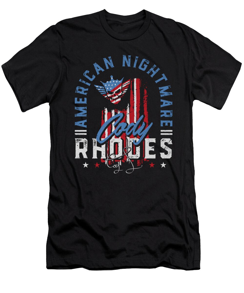 Cody Rhodes American Nightmare Text Ihsan Sirin T-Shirt