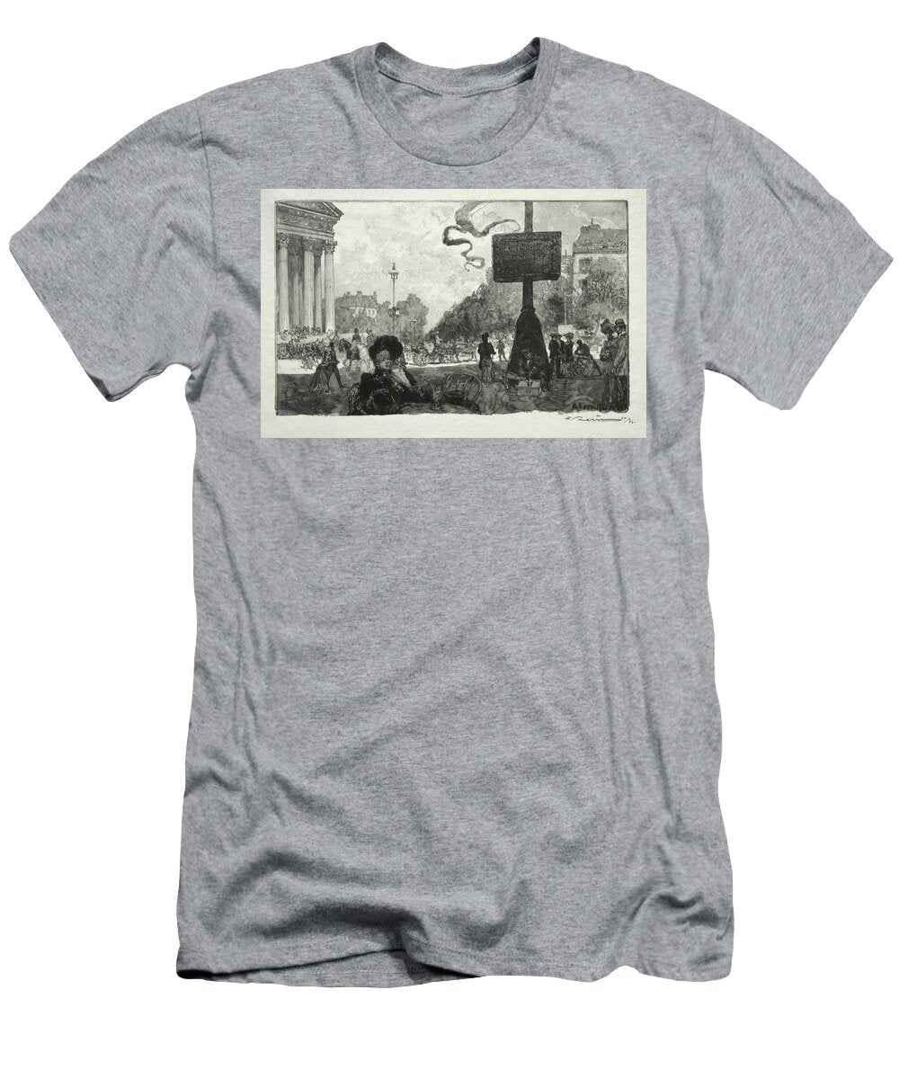 Coin De LA Rue Royale 1890 Auguste Louis Lepere Motionage Designs T-Shirt